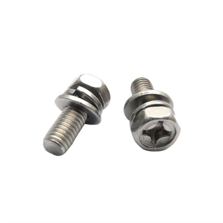 SS304 SS316 U-bolt i rustfritt stål med sekskantmutter og flat skive