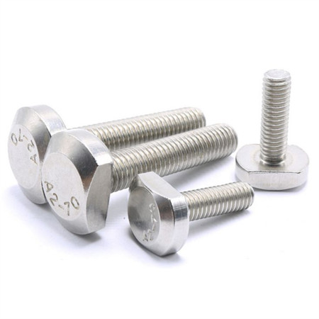 Rustfrie stålbolter/sekskanthodebolter og muttere/vognbolt/U-bolt/ sekskantflensbolt/ankerbolt/øyebolt/stiftbolter DIN933/DIN931/DIN603 DIN6921 Standard