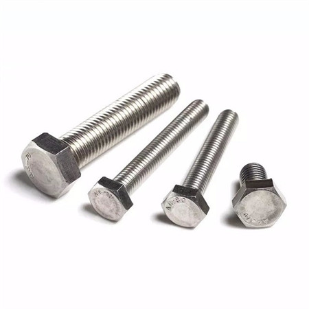 ISO4014 Sekskantbolt i rustfritt stål Incoloy825 Venstre gjengebolter Passivering M3-M48 DIN933 DIN931 ISO4014 ISO4017 Rustfritt stål ANSI 304 ANSI 316 Hexagon Bo
