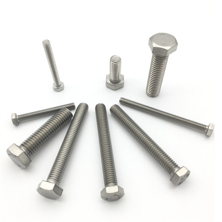 Hvit hette Toalett Bidet Ankerbolter Sett Pan Fix to Floor Kit Reparasjonsfester Monteringsskruer M6X80mm