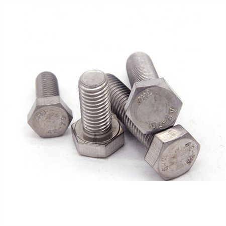 Rustfritt stål 304 316 sekskantbolt DIN933 DIN931