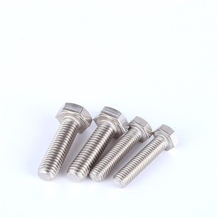 Metrisk rustfritt stål sekskant flensbolt 304 Flensbolt 316 Flensbolt A2 Flensbolt A4 Flensbolt