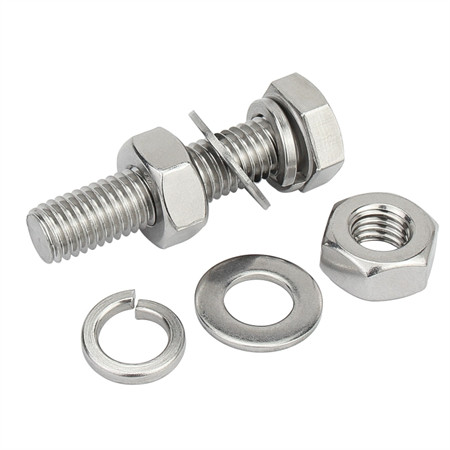 Tilpasset feste i rustfritt stål aluminium CNC-maskin dreie sekskantbolt T bolt skulderbolter sekskantbolt