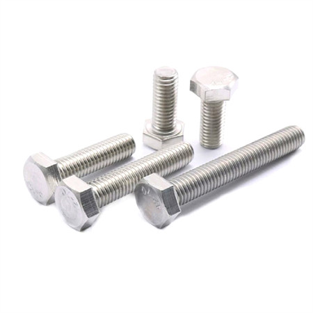 Rustfrie stålbolter/sekskanthodebolter og muttere/vognbolt/U-bolt/ sekskantflensbolt/ankerbolt/øyebolt/stiftbolter DIN933/DIN931/DIN603 DIN6921 Standard