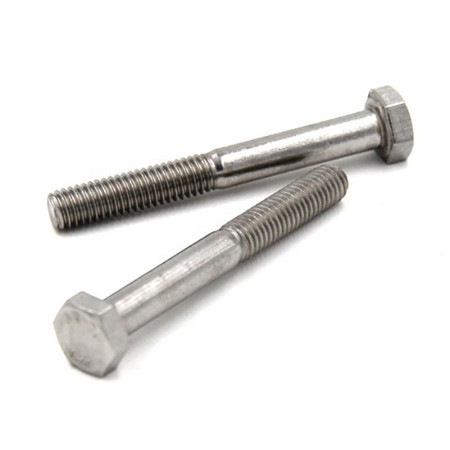Rustfritt stål 310 S31000 Monelk400 B8 B8m B8a B8c B8r B8t F593 B8mcl2 ASTM 453 660 2205 32750 Helgjenge DIN933 DIN931 ASME B18.2.1 M6 API-20e