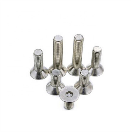 Kina fabrikk SS304 SS316 rustfritt stål festemidler gjenget stang / bolt og mutter / skive / anker / rigging / pinne / nagle / terrasseskrue / sekskantet hodekappe skrue