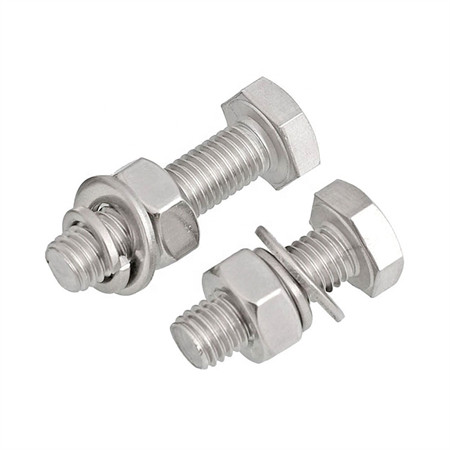 DIN251/ISO15072/DIN34800/6921 Flenshodet skrue/ unbrakonbolt Flensflate med tannskruer/kopphode med pute anti-løse bolter rustfritt stål