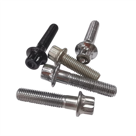OEM Service DIN7500 Automotive rustfritt stål typer bolter og muttere Kitbolt ISO4014 galvanisert klasse 8.8 rustfritt stål 304 Ss sekskantbolter