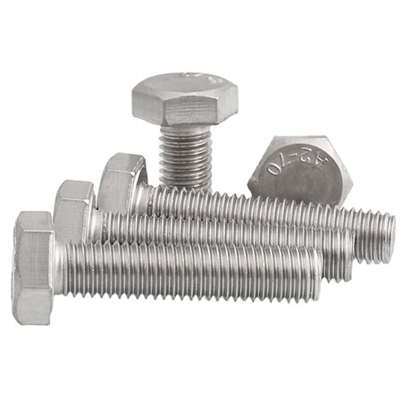 Rustfritt stål 304/316 sekskantbolt Ss A2 304 halvgjenget DIN 933 Hot Selger sekskantbolt fra Kina Fabrikk engros sekskantbolt