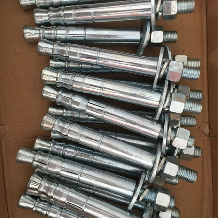 Karbonstål/rustfritt stål sekskantet hodebolt/skruebolt/vognbolt/sekskantflensbolt/sekskantet tung bolt/hylsehodehette skrue/flat firkantet hodebolt med mutter