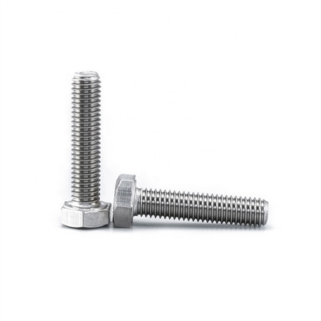ISO4014 Sekskantbolt i rustfritt stål Incoloy825 Venstre gjengebolter Passivering M3-M48 DIN933 DIN931 ISO4014 ISO4017 Rustfritt stål ANSI 304 ANSI 316 Hexagon Bo