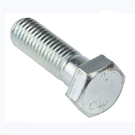 Fabrikkpris Rustfritt stål 304 316 316L DIN 933 1/6 Sekskantbolter Ss Bolter Muttere Sekskantbolt