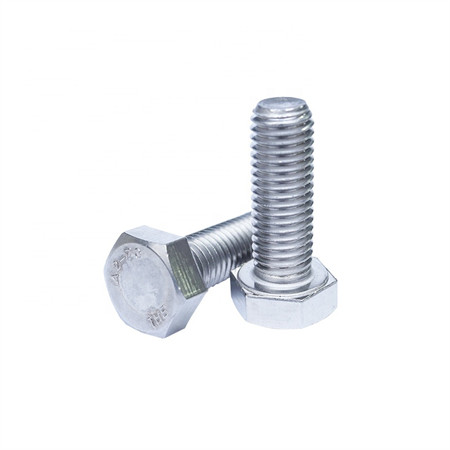 Sekskantbolt i rustfritt stål/vognbolt/ankerbolt/flensbolt/T-bolt/firkantet hodebolt/sekskanthylse-skrue/firkantet bolt/vingebolt/øyebolt/rikket bolt/U-bolt