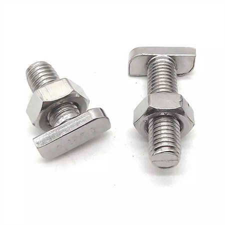 Sekskantskrue Fabrikkpris Tilpasset Engros Høy styrke Metrisk M6 M7 M8 M9 M15 M17 M20 304 316 Sekskantbolt i rustfritt stål