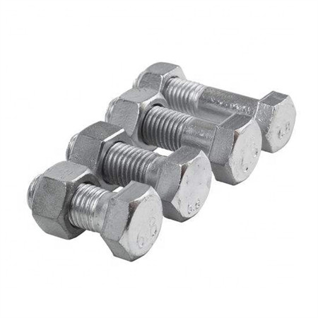 Karbonstål Rustfritt stål Firkantet gjenger M6 4 Bolt Flat Square Head Bolt
