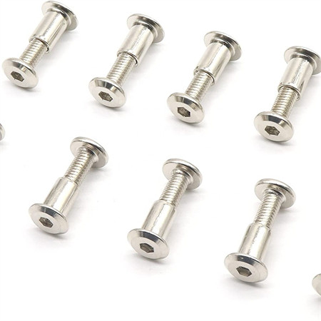 Rögzítőelemek Rozsdamentes acél (ss) Hatlapfejű csavar és anyák Csavaros alátét A2-70 304 316 CNC léccsavar