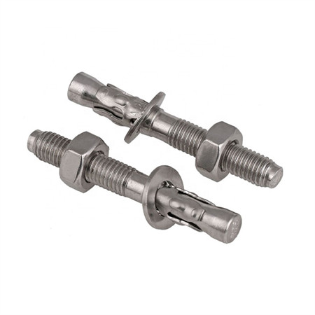 Tilpassede Tornillos PARA Gips ytre sekskantbolt M12 304 rustfritt stål sekskanthode 316 rustfritt stål løfteøyebolter