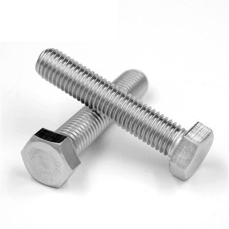 Rustfritt stål vognbolt sekskantbolt U-bolt gjennom boltkileanker