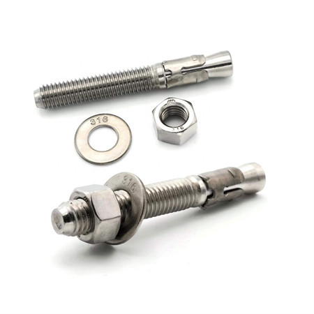 Kina Engros Laget i Kina Rustfritt stål Ankerbolt Transportbolter U Bolt Bolter Flens Bolt Øye Bolt Hjul Bolt T Bolt sekskantbolt og mutter