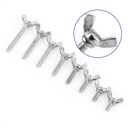 Rustfrie stålbolter/sekskanthodebolter og muttere/vognbolt/U-bolt/ sekskantflensbolt/ankerbolt/øyebolt/stiftbolter DIN933/DIN931/DIN603 DIN6921