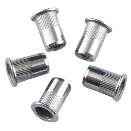Høykvalitets tilpasset aluminium med forsenket hode-naglemutter M5-naglemuttere Bolt og mutter