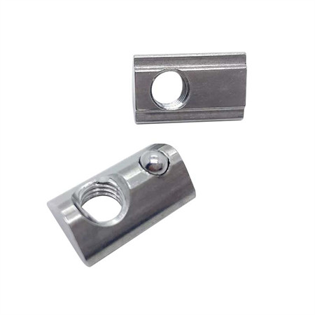 Gratis prøve Kina fabrikkgjenget innsats T-mutter M10X13mm rustfritt stål med fire pinner T-muttere