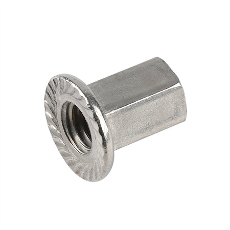 Qbh DIN985 nyloninnsats selvlåst karbonstål M5-M48 rustfritt stål SS /Ss/SUS 304/316 SS304/SS316 SUS304/SUS316 DIN 985 sekskant nylåsmutter