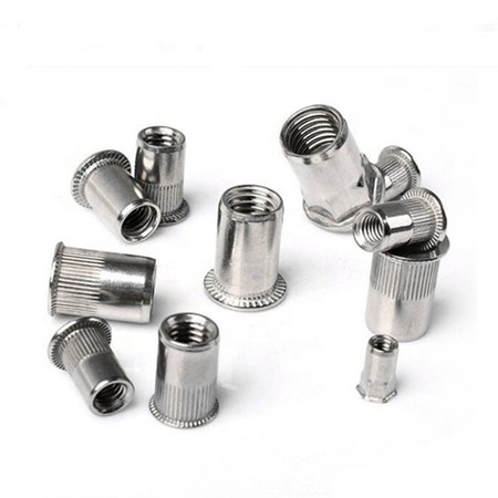 A2 A4 rostfritt stål metallöga vinglock nitsvets nylon sexkant sexkant låsmutter