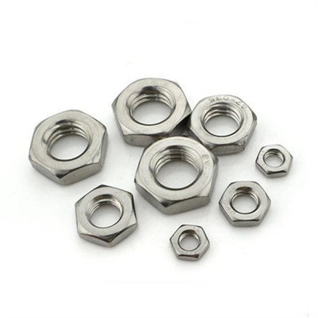 Ss400 Bolt Mutter Skive SUS304 M7 M40 DIN933 Standard Bolter A2-70 SS316 A4-70 Rustfritt stål sekskantbolt og mutter