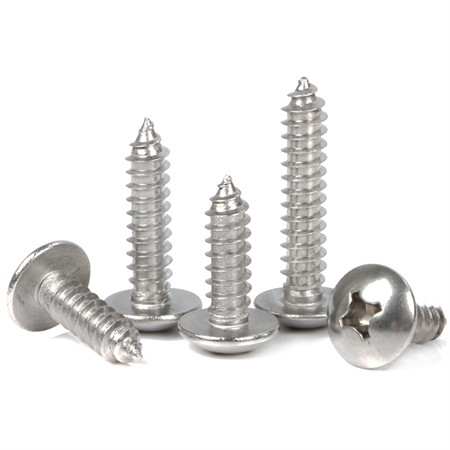 OEM Metall Betong Rustfritt Stål Vindu Flat Forsenket Wafer Button Pan Truss Sekskant Hode Farge Malt Taktekking Drill Hale Selvborende skrue med EPDM skive
