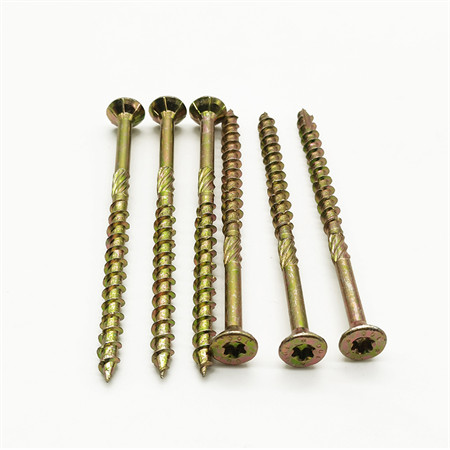Herde tremøbler Festemiddelleverandør Tornillo DIN7505 rustfritt stål Phillips dobbelt Csk flathode sponplateskrue
