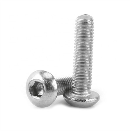 Rustfritt karbonstål sekskant sekskant Rund bugle slisset hode Grov tråd Gipsmøbler Tre Selvborende Boring Skrue Takspiral Ringtau
