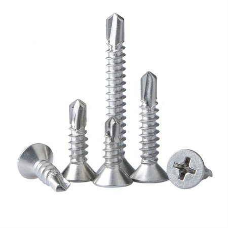 Selvborende skrue / Takskrue / Tekskrue Drill Point Skrue Selvskjærende skrue