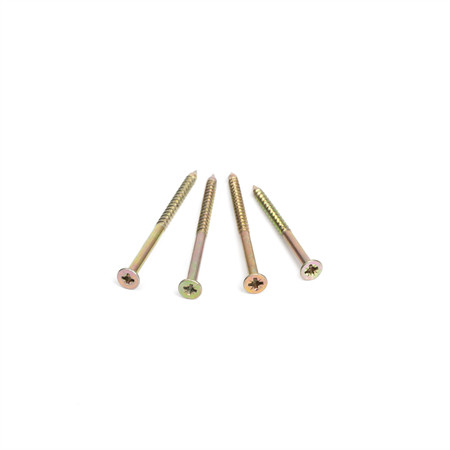 Slisset rustfritt stål 304/316 Kryss forsenket selvskruende skrue pannehode flat hale A2/A4