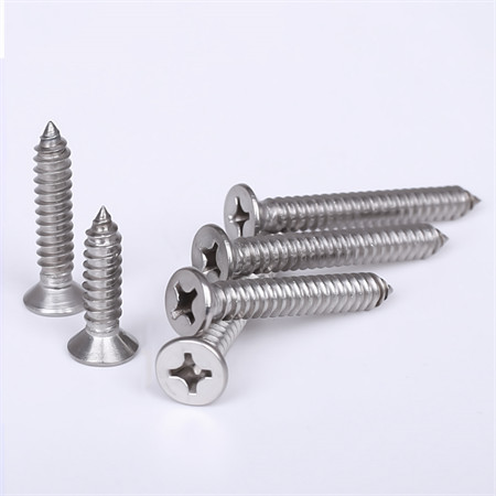 Treskruer 30mm M4.2 M5 M6 M7 Galvanisert Ss Rustfritt stål Pan Head Phillips selvskjærende skrue